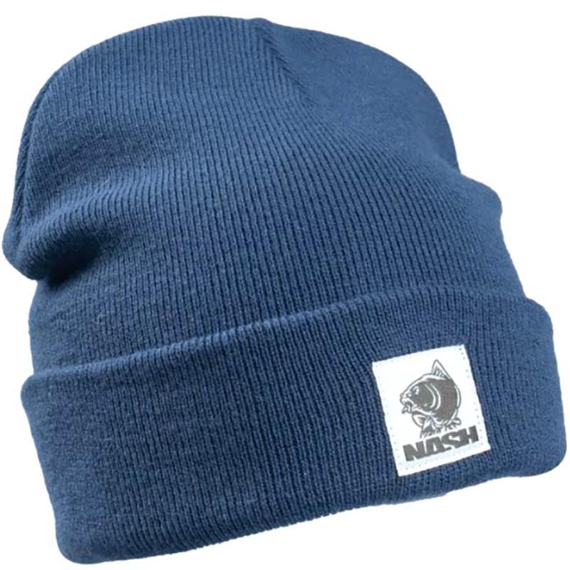 Bonnet Homme Nash Make It Happen Badge Beanie Hat - Navy