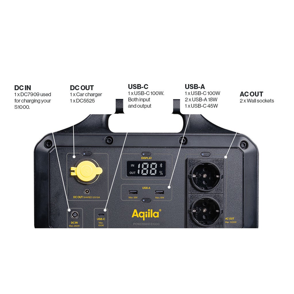 Aqiila Powerbird S1000 Power Station 1000 Watt