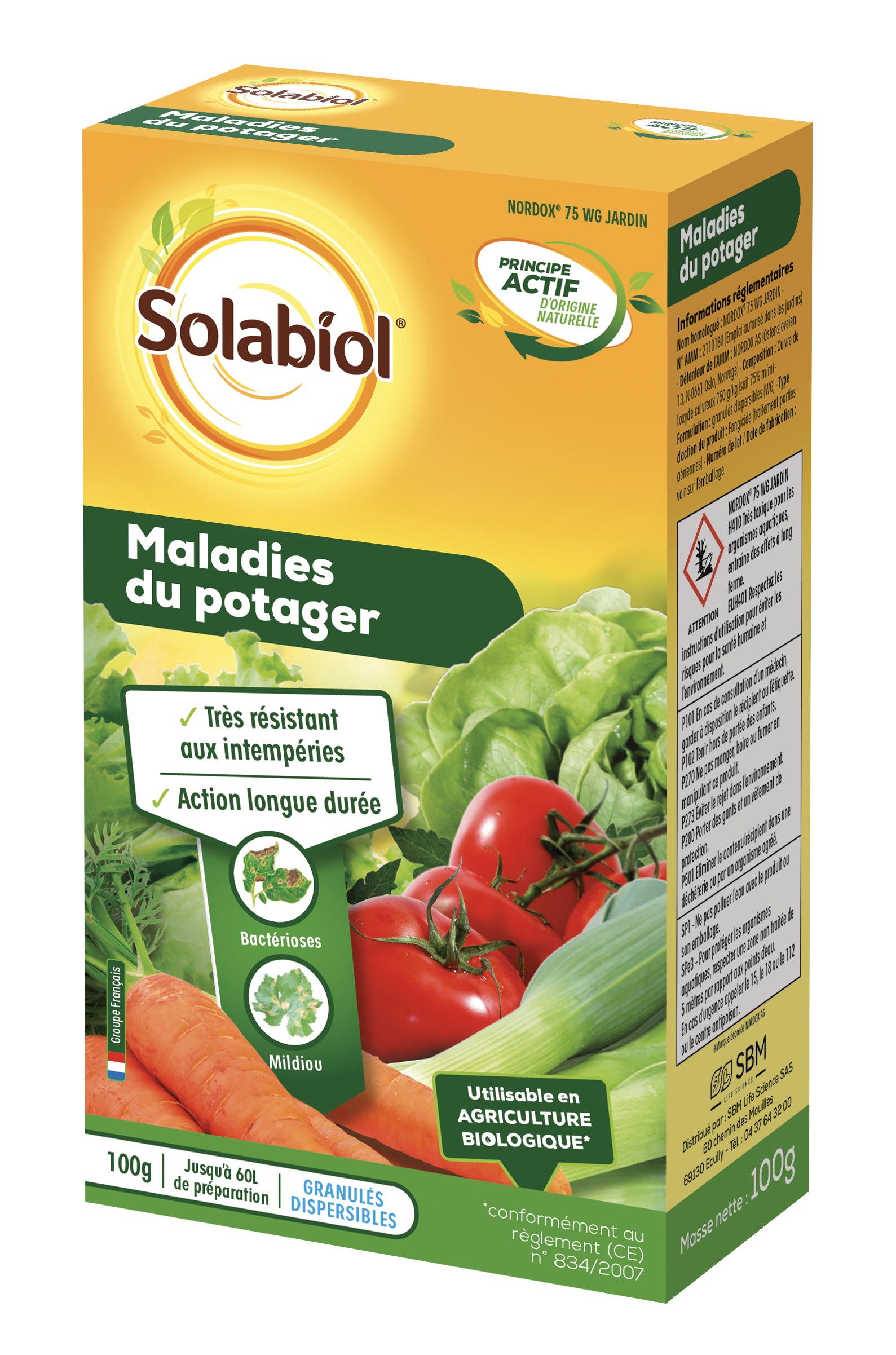 Somap100 | maladie du potager | 100g | lutte contre mildou, bactériose