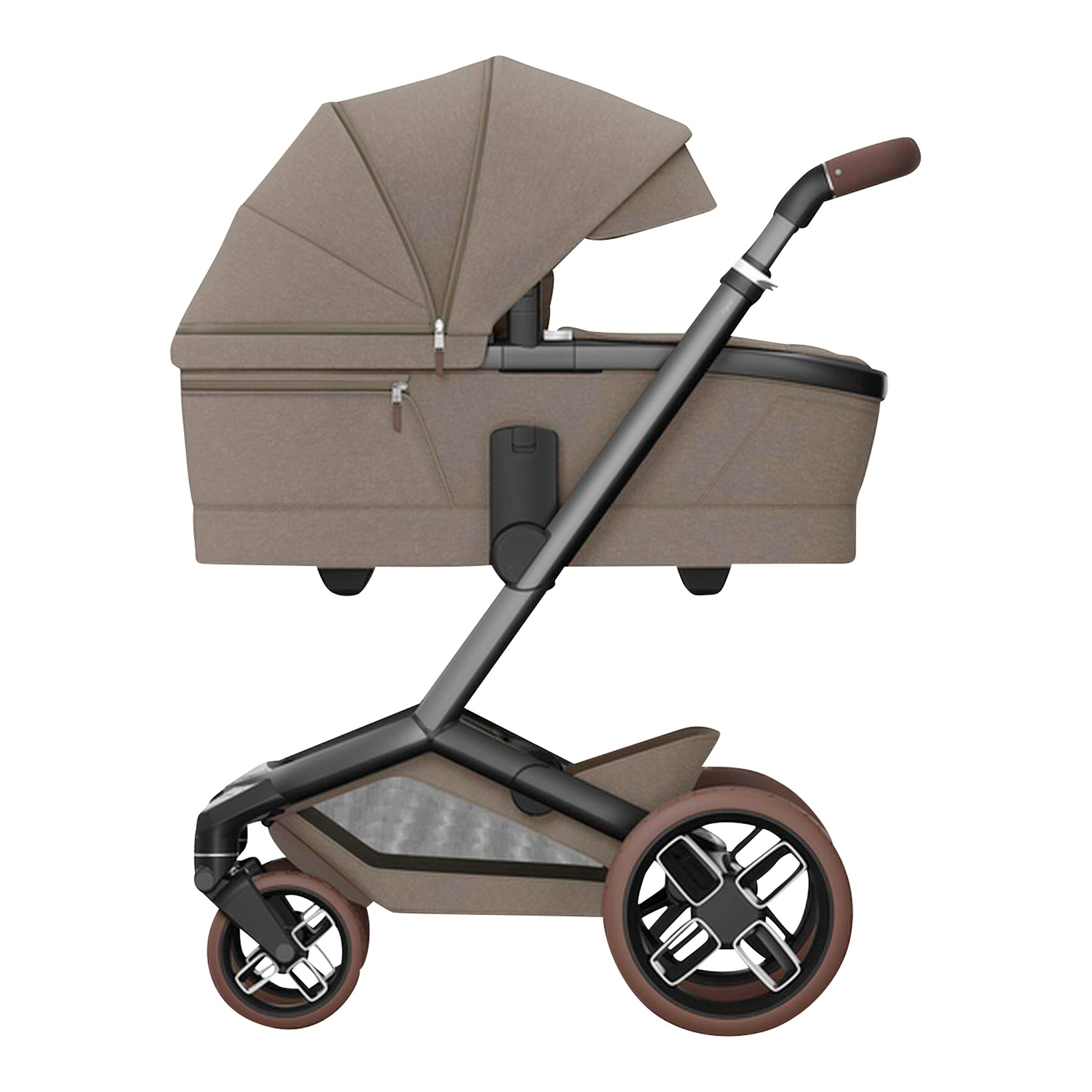 Maxi-Cosi - Premium Kombikinderwagen Fame twillic truffle