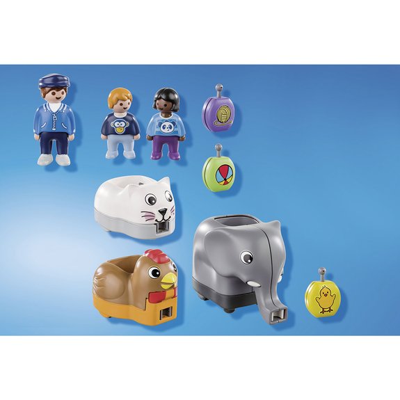 Train des animaux Playmobil 1.2.3 70405