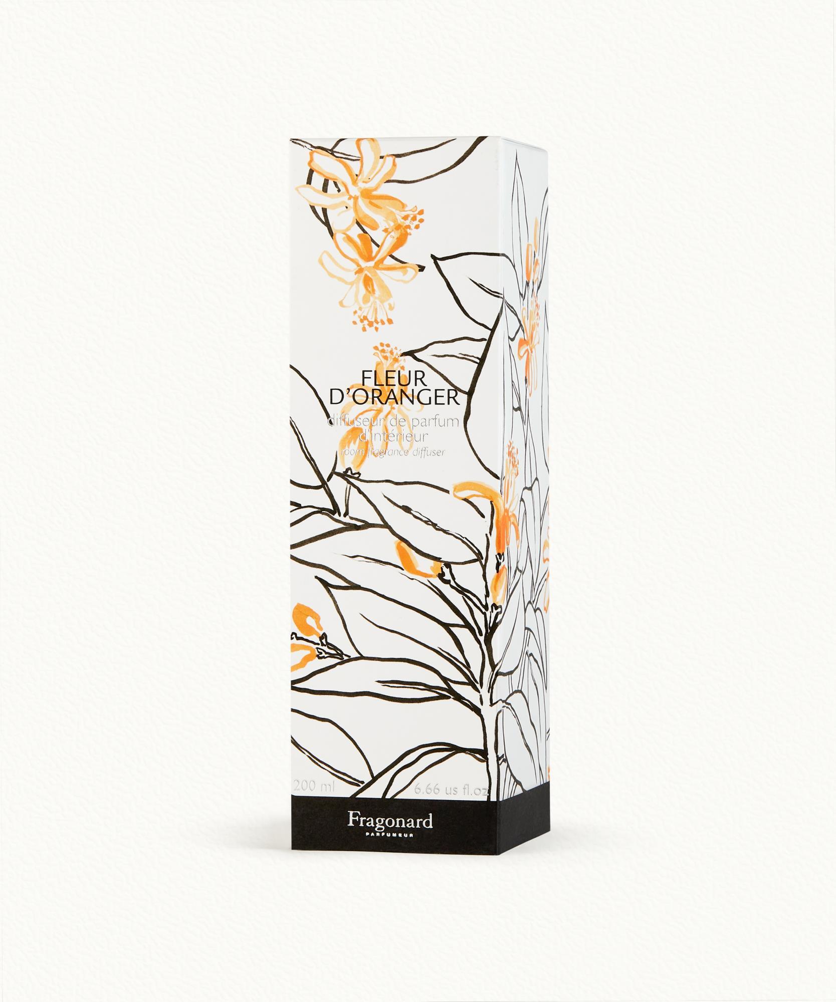 Fleur d'Oranger  Diffuseur + 10 bâtonnets - flacon 200 ml