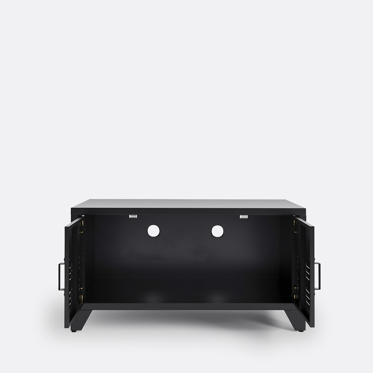 LA REDOUTE INTERIEURS<br>Móveis baixos de metal, 2 portas, Hiba