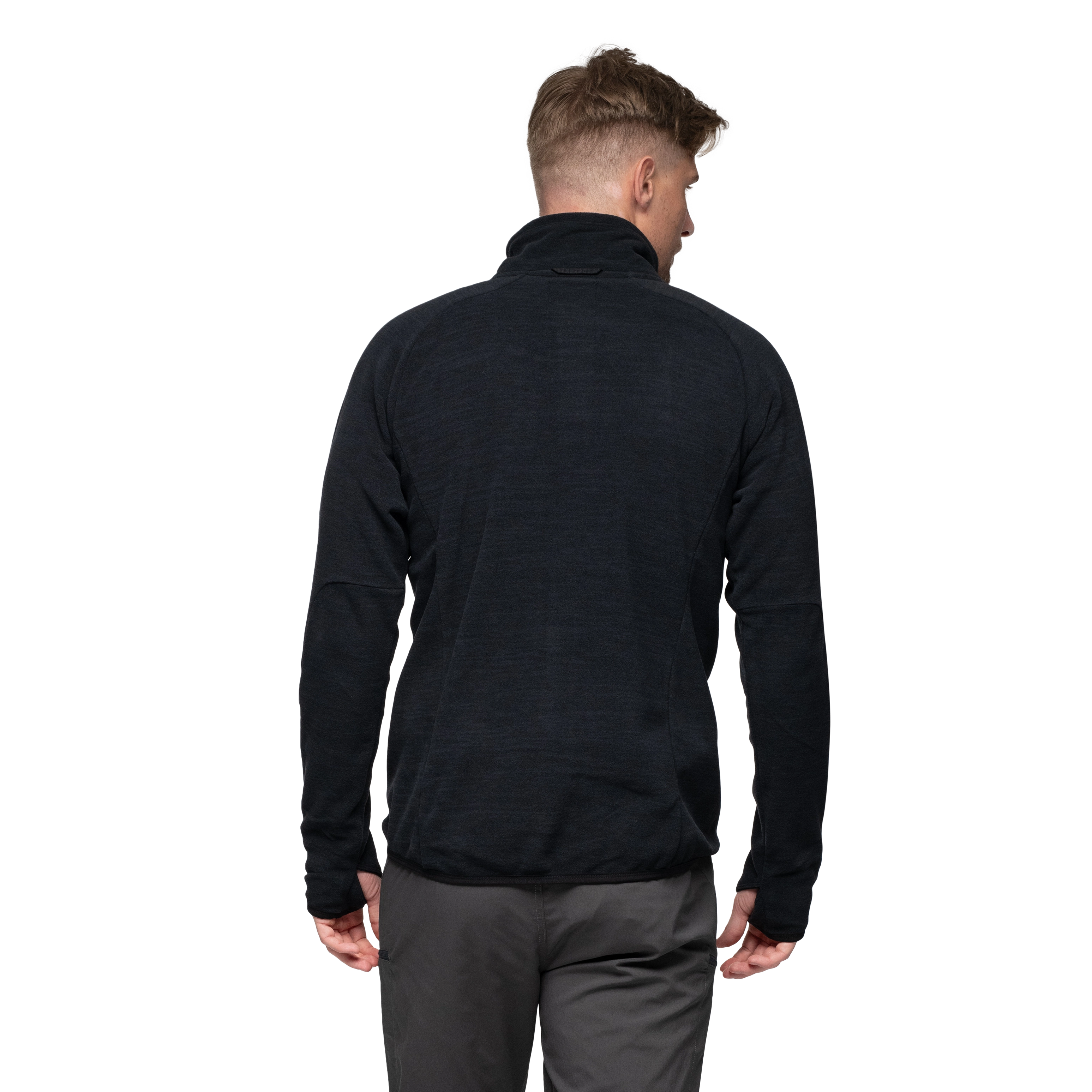 Hareid Fleece Jacket NoHood Black