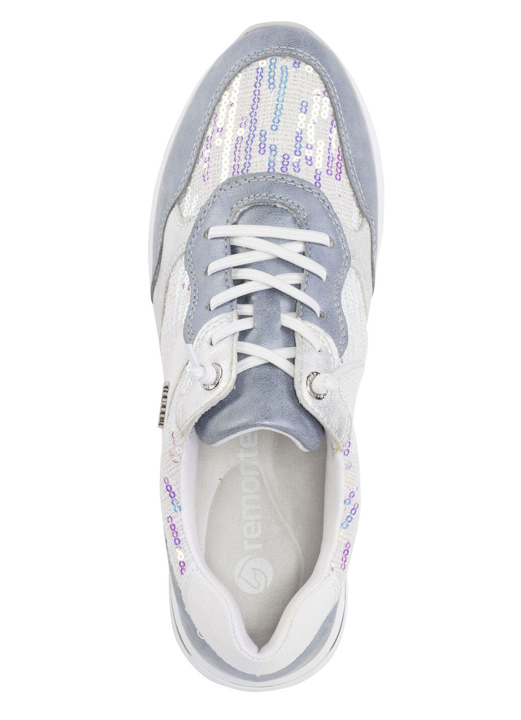 Sneaker mit schimmernden Pailletten