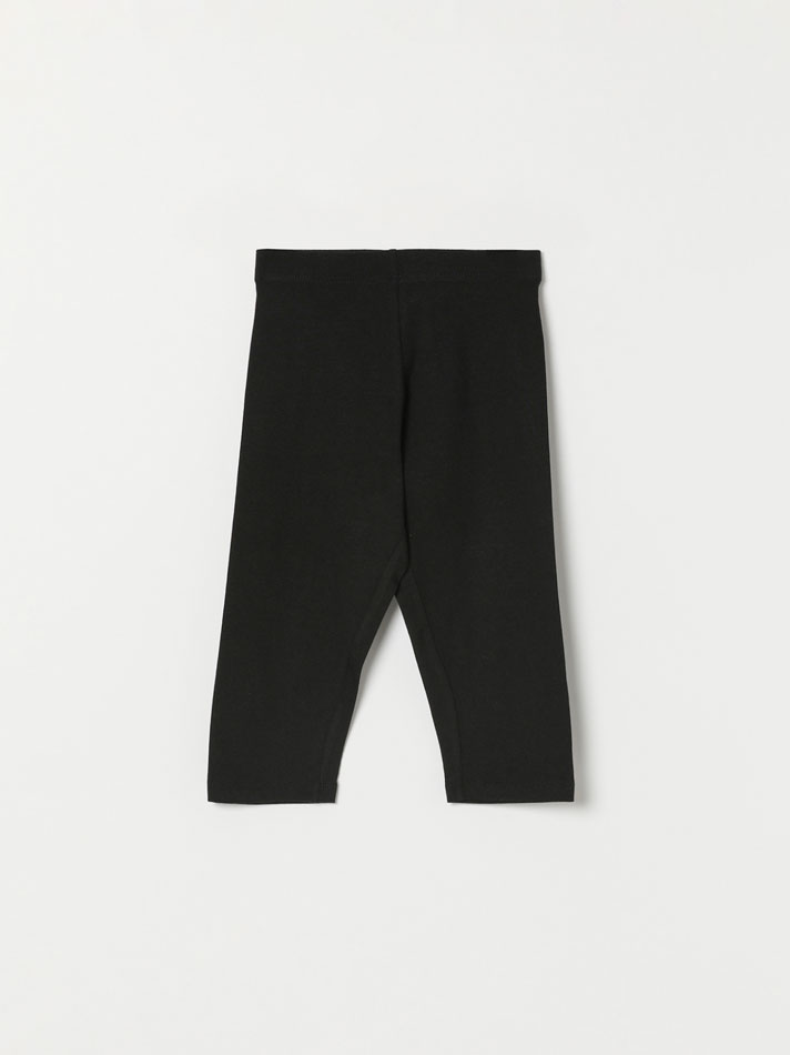 Conjunto de 6 calças legging capri básicas - Cinza Mesclado