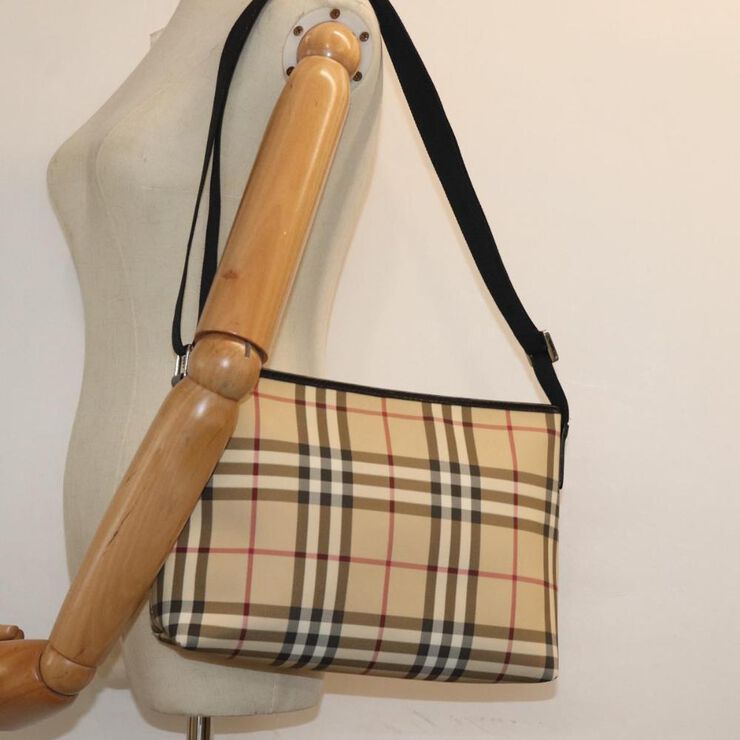 Burberry Vintage Burberry Shoulder Bag Beige