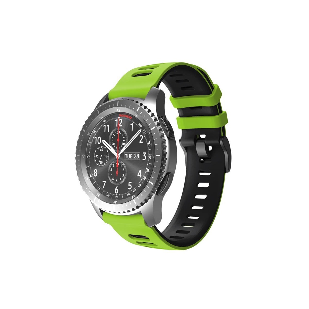 Twin Sport armbånd Samsung Galaxy Gear S3 - Kalk/svart