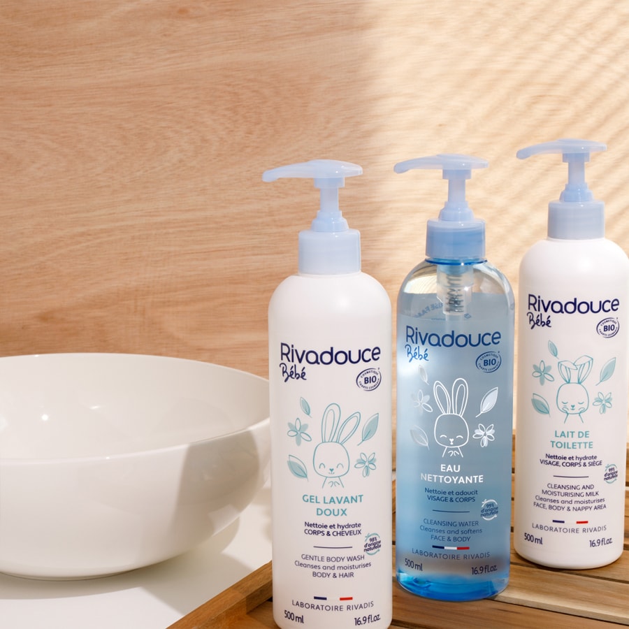 Lait de toilette bio - Visage & corps - Bébé - 500 ml
