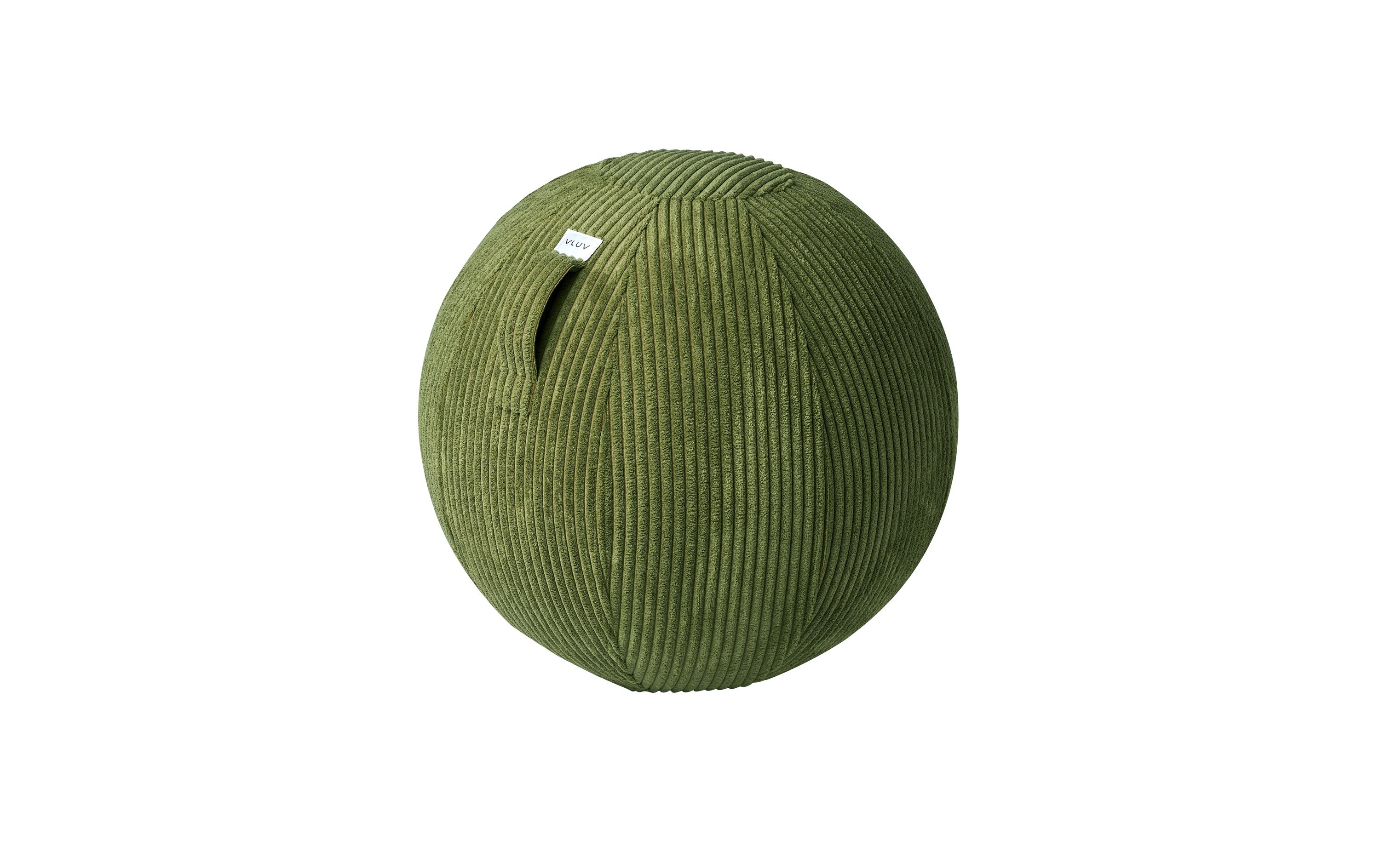 Sitzball Vlip Ø 50-55 cm, Oliv<br>Sitzball aus Stoff