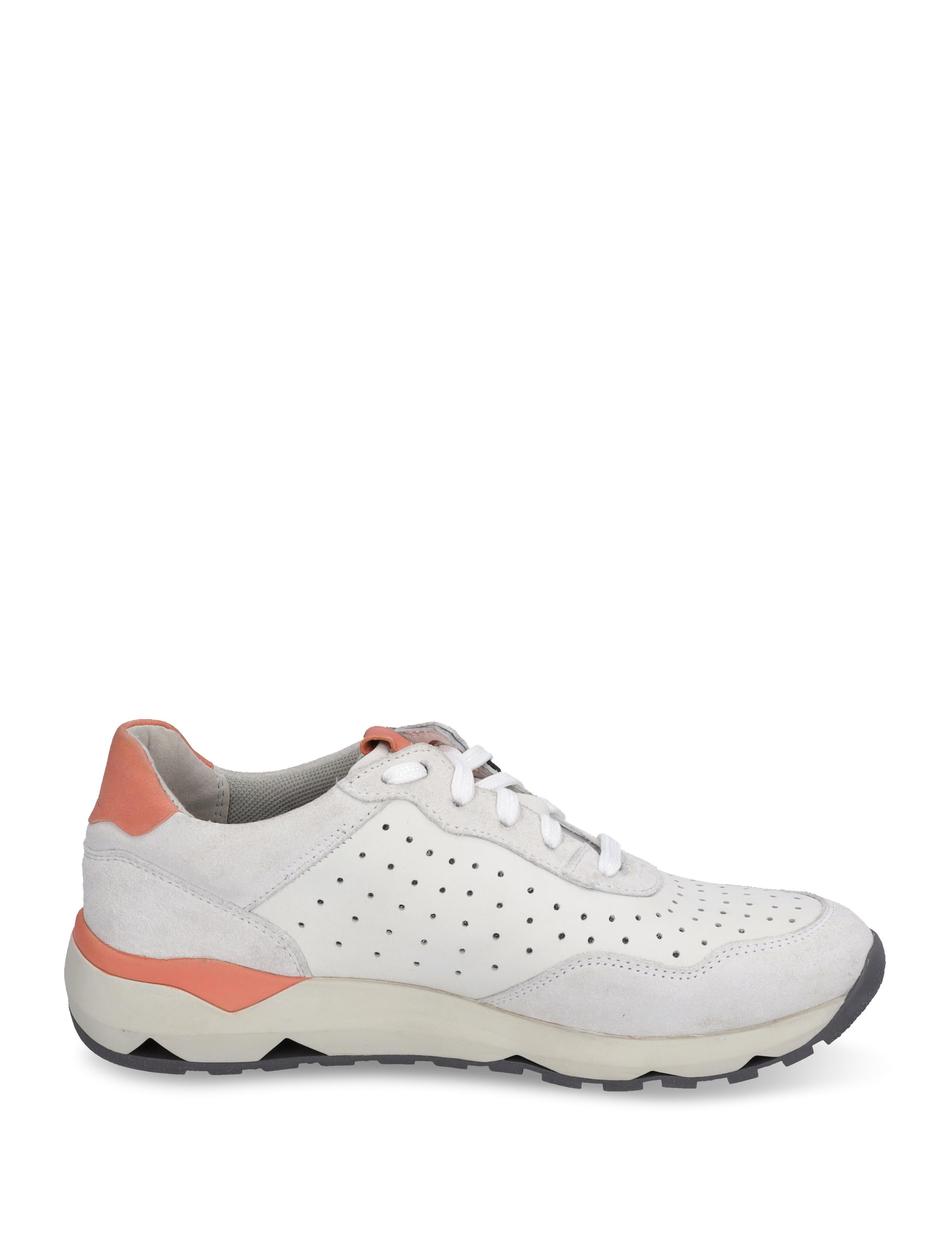 Sneaker Jonah 02, weiss-lachs