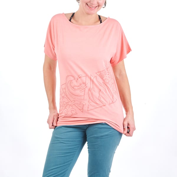 T-shirt escalade NOGRAD 4 ELEMENTS FRAMBOISE