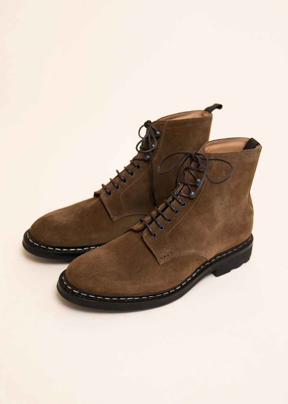 BOOTS HETRE HYDROVELOURS TABAC