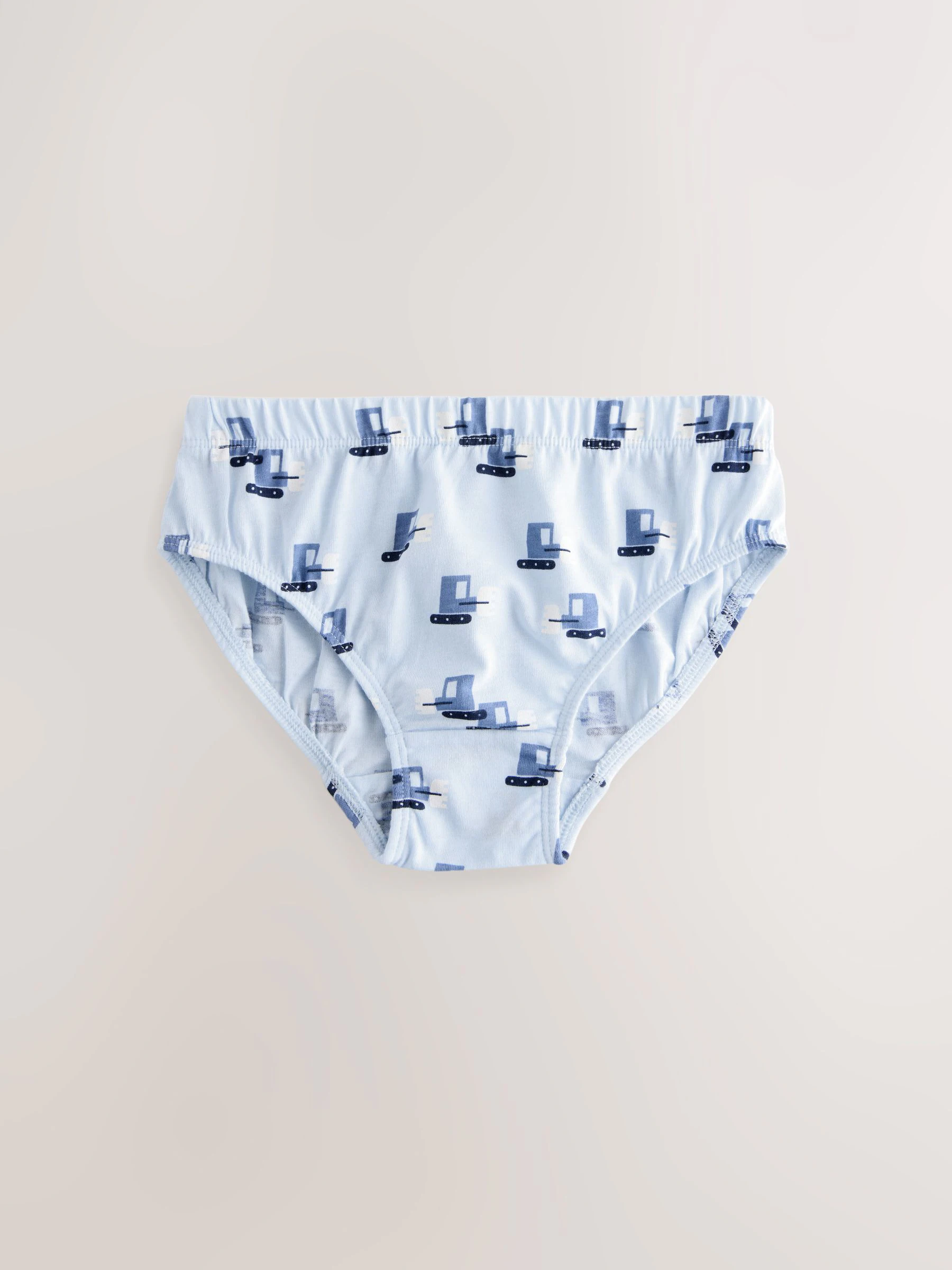 Blauw vervoersmiddel - Verpakking van 10 onderbroeken (1,5-10 jr)