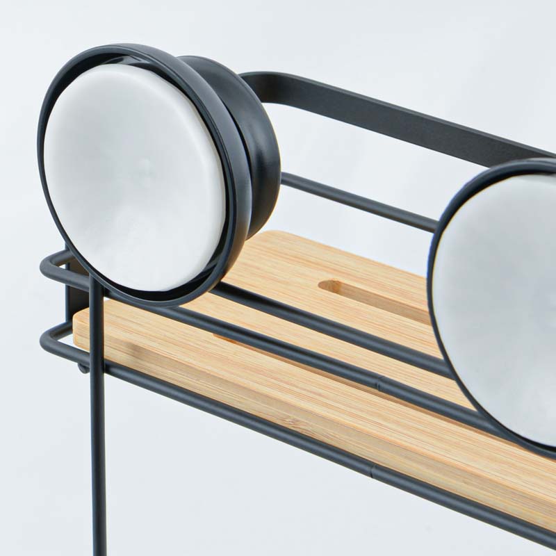 Etagère avec ventouses 2 niveaux