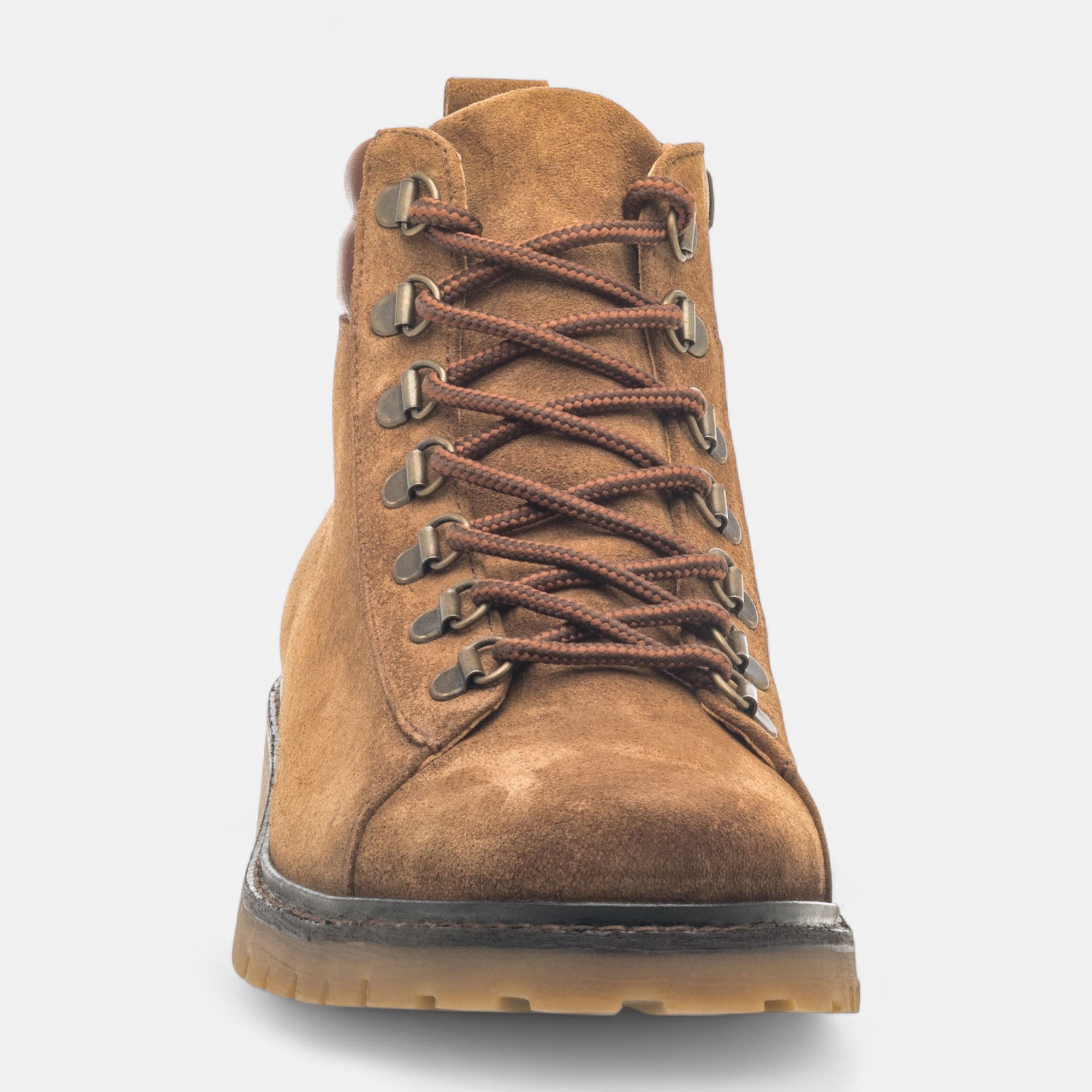 Boots Homme en cuir camel