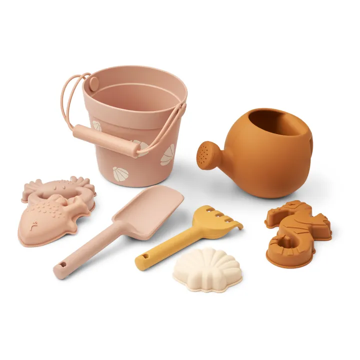 Liewood Seau de plage Florence et ses accessoires | Shell/Pale tuscany