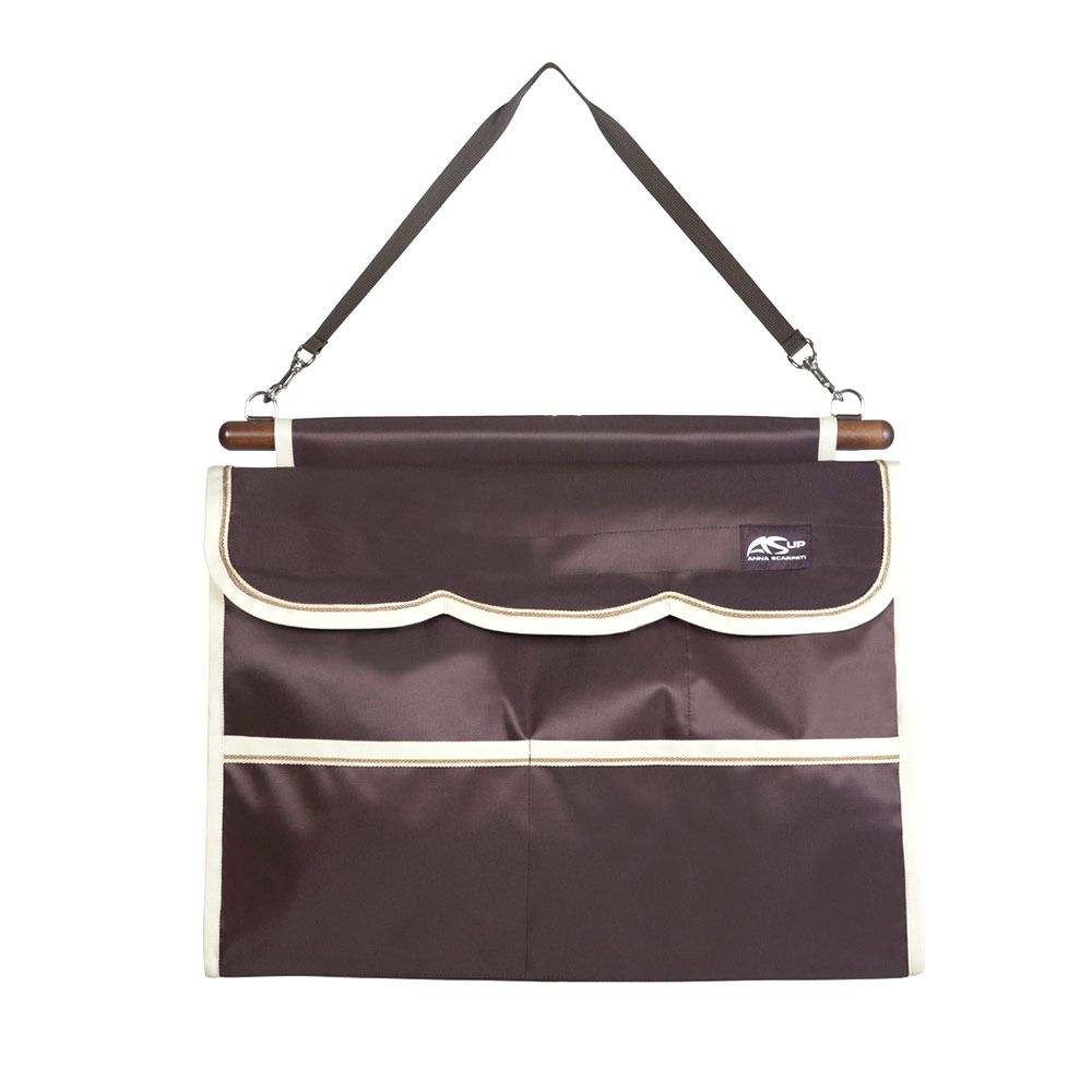 ASUP URNA - Sac À bandes dark brown