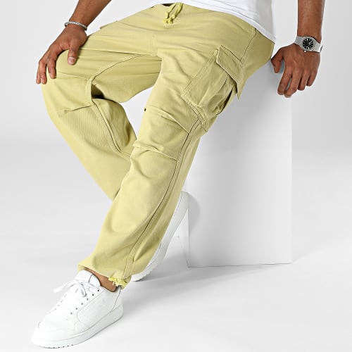 Pantalon Cargo Jean Vert Clair