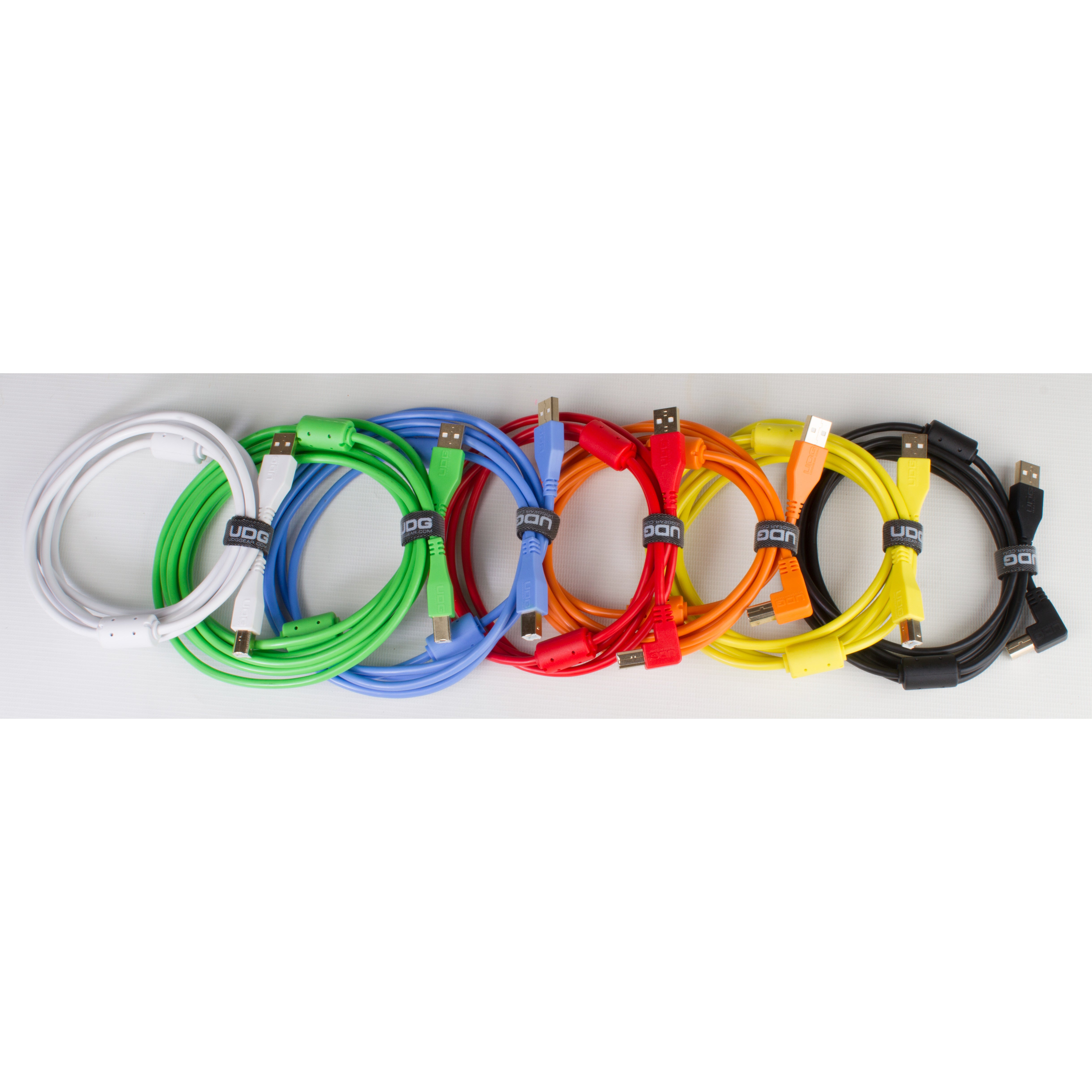 UDG U95001GR audio kabel USB 2.0 A-B recht groen 1m