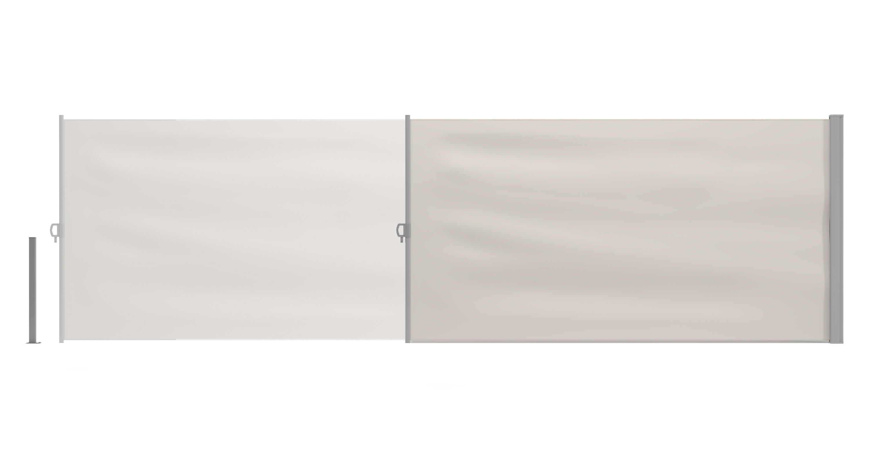 Seitenmarkise VIA 140 x 500 cm beige