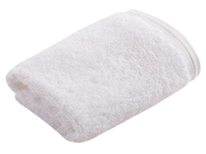 Vossen Waschlappen Vegan Life Weiss, 30 x 30 cm Veganer Waschtuch