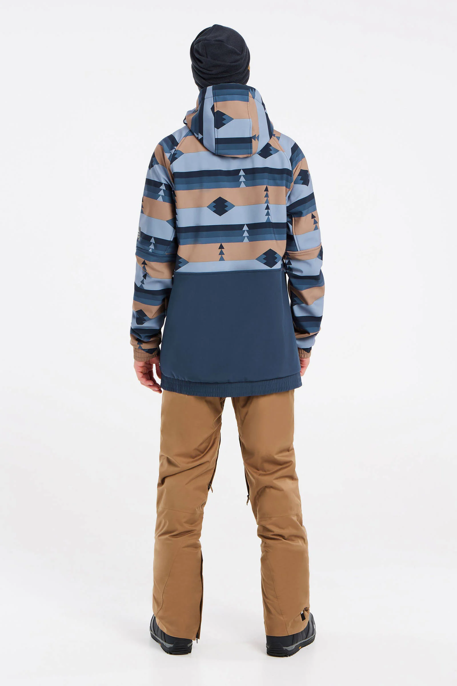 Protest ski-anorak PRTKONOW blauw/camel
