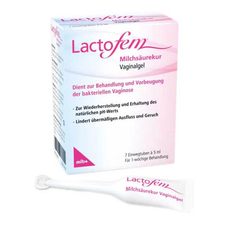 Lactofem Milchsäurekur Vaginalgel, 7X5 ml
