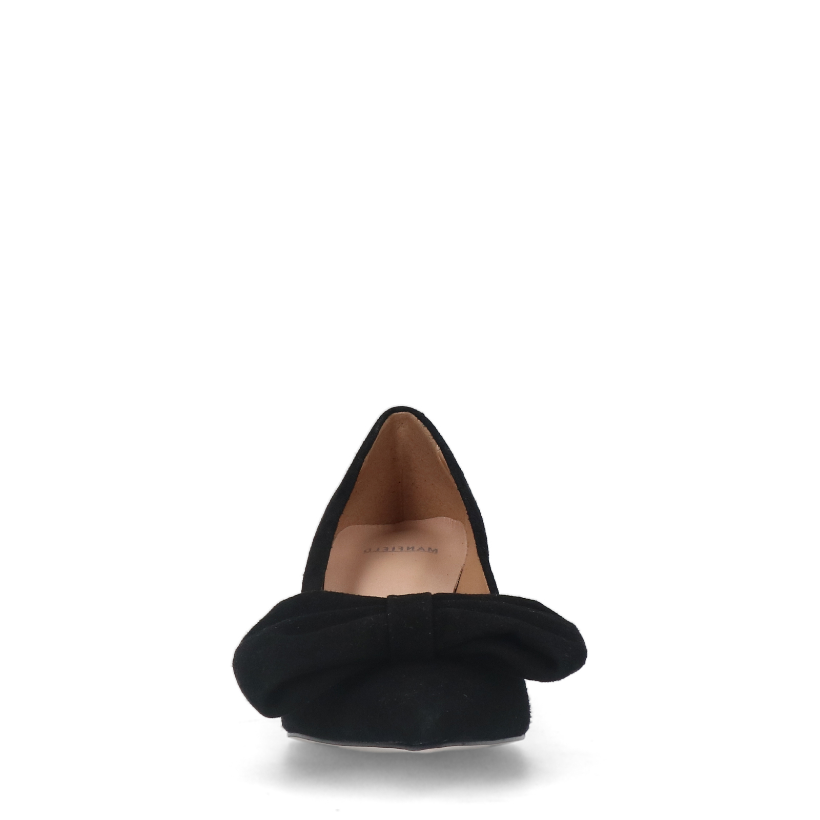 Zwarte leren pumps