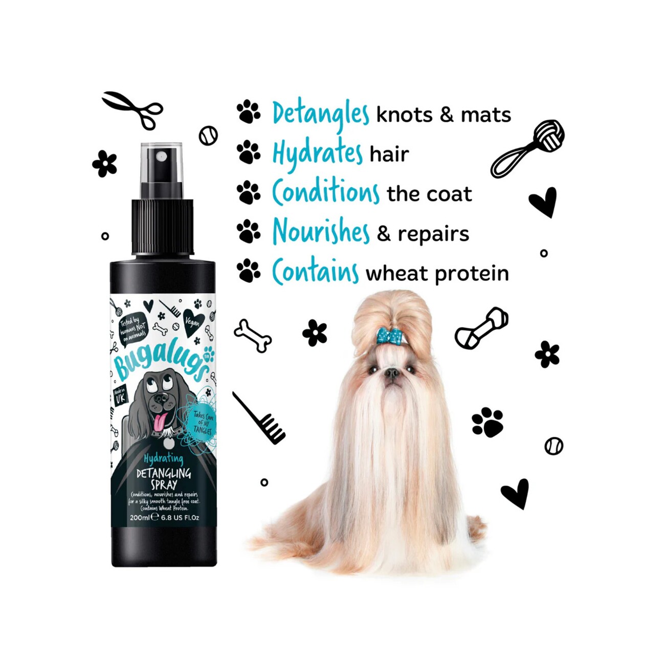 Bugalugs Fellentwirrungsspray Original Hydrating 200 ml
