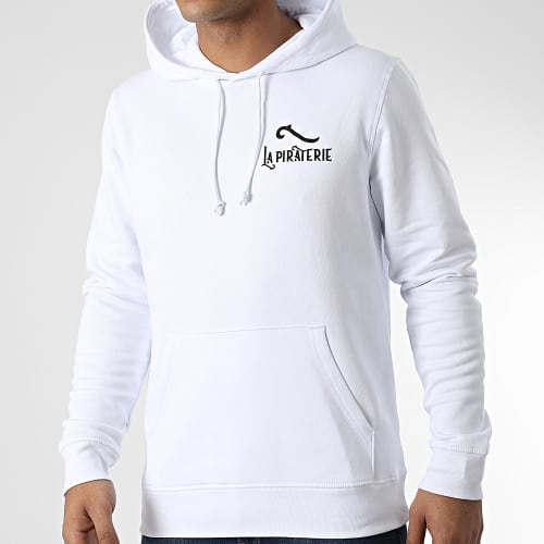 Sweat Capuche LPNJF Blanc Noir