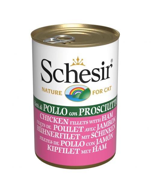 Schesir Kat Blik Gelei 140 g - Kattenvoer