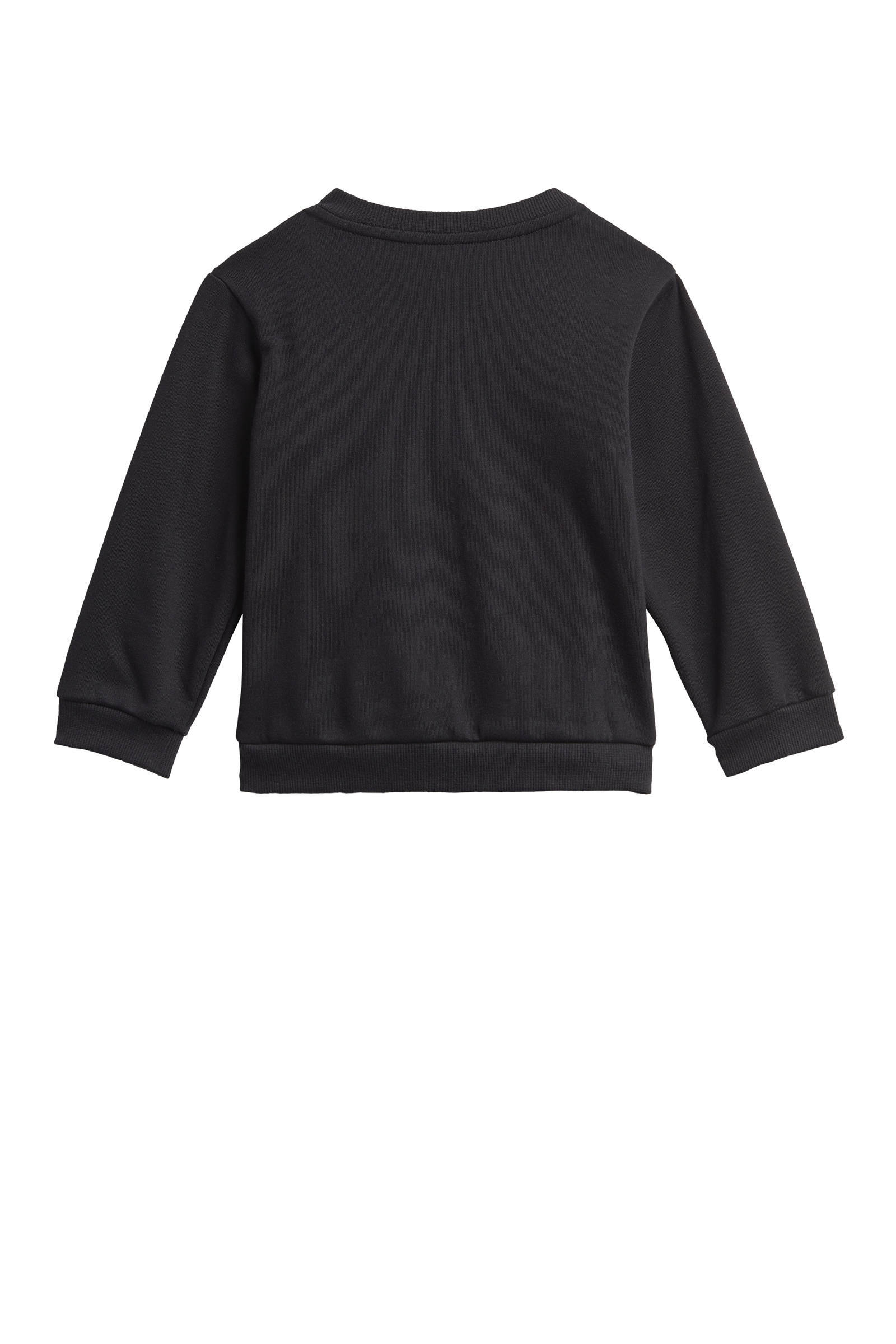 adidas joggingpak zwart/wit