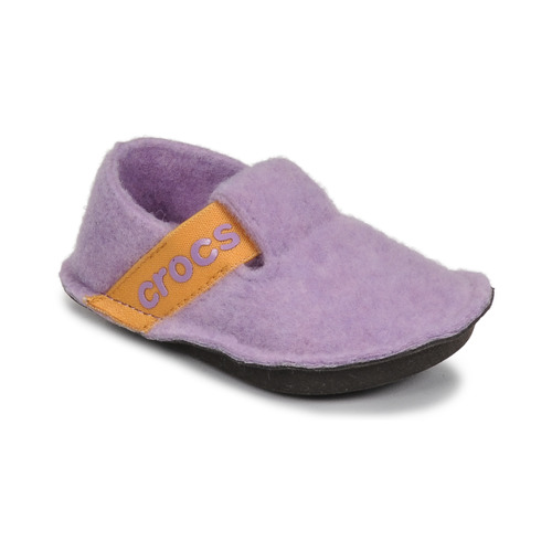 Crocs - CLASSIC SLIPPER K - Violet / Jaune