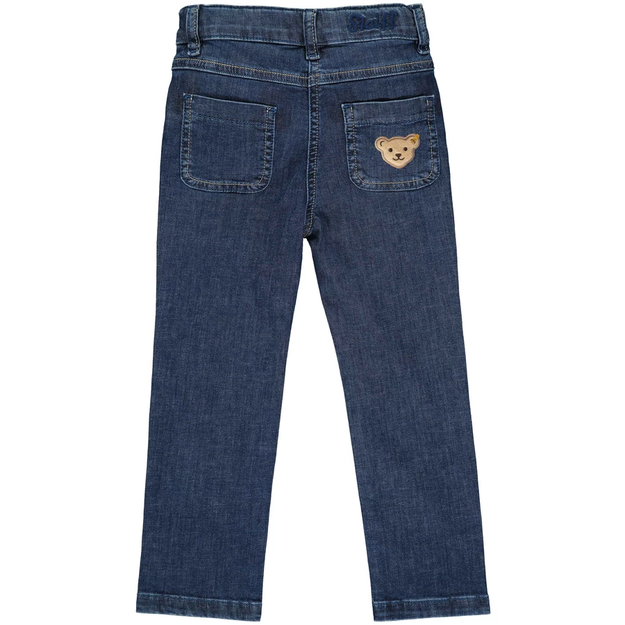Steiff Girls Jeanshose, blue denim