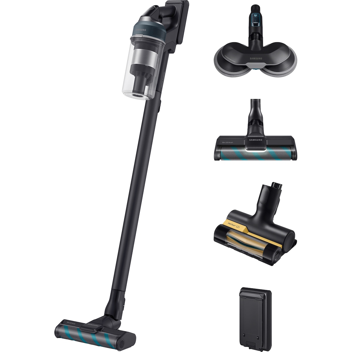 Samsung Jet 85 Premium trådløs støvsuger VS20C852FTB/WA (blå)