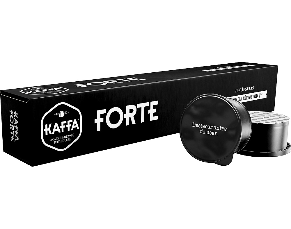 CÁPSULAS KAFFA CAFÉ COMPATÍVEL DELTA Q FORTE 10UN