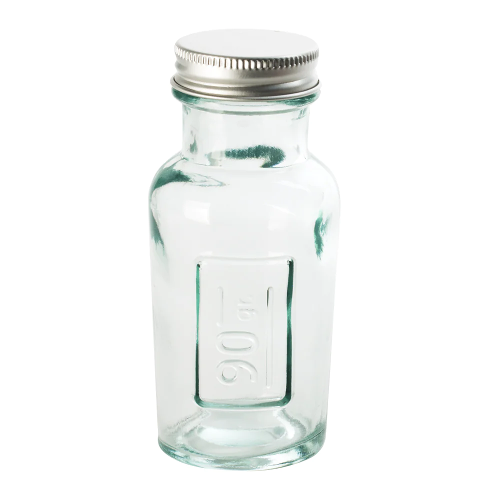 Pot en verre recyclé 9 cl avec couvercle vissable Table passion