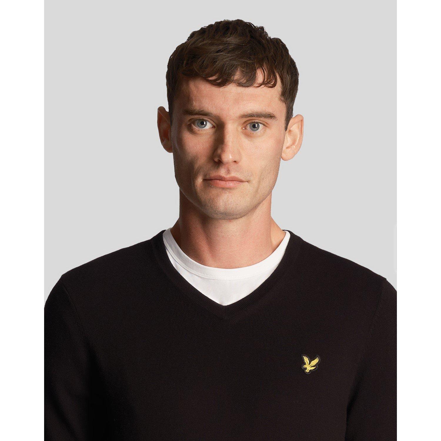 Lyle and Scott Merino V Neck Jumper