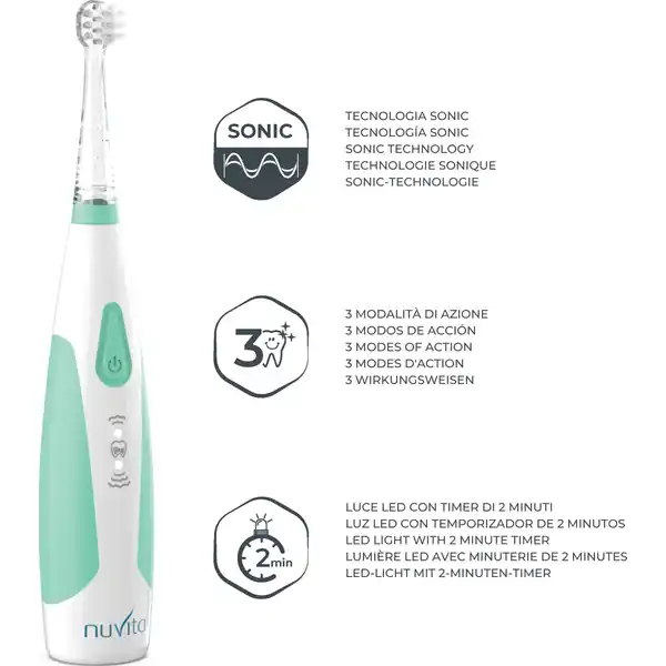 1151B Sonic Clean & Care elektrische Kinderschallzahnbürste 3m+ bis 5 Jahre