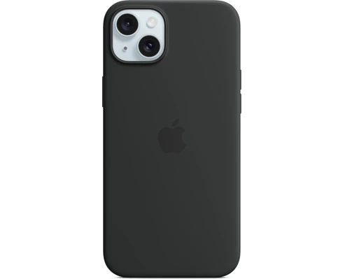 Apple iPhone 15 Plus Silicone Case with MagSafe - Black