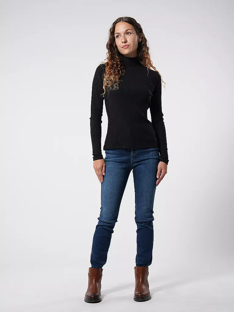HUGO Langarmshirt DRIZA schwarz