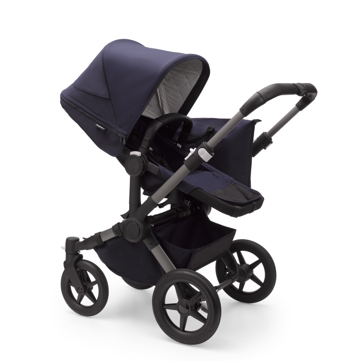Bugaboo International BV Bugaboo Donkey 5 Mono Classic Kombikinderwagen Komplett Graphit - Dunkles Marine