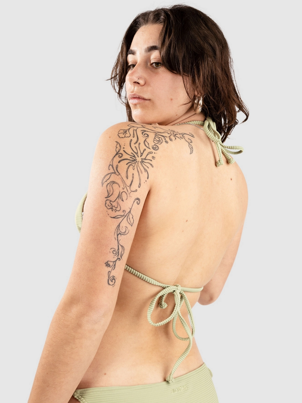 Billabong Tanlines Multi Tri Bikini Top avocado