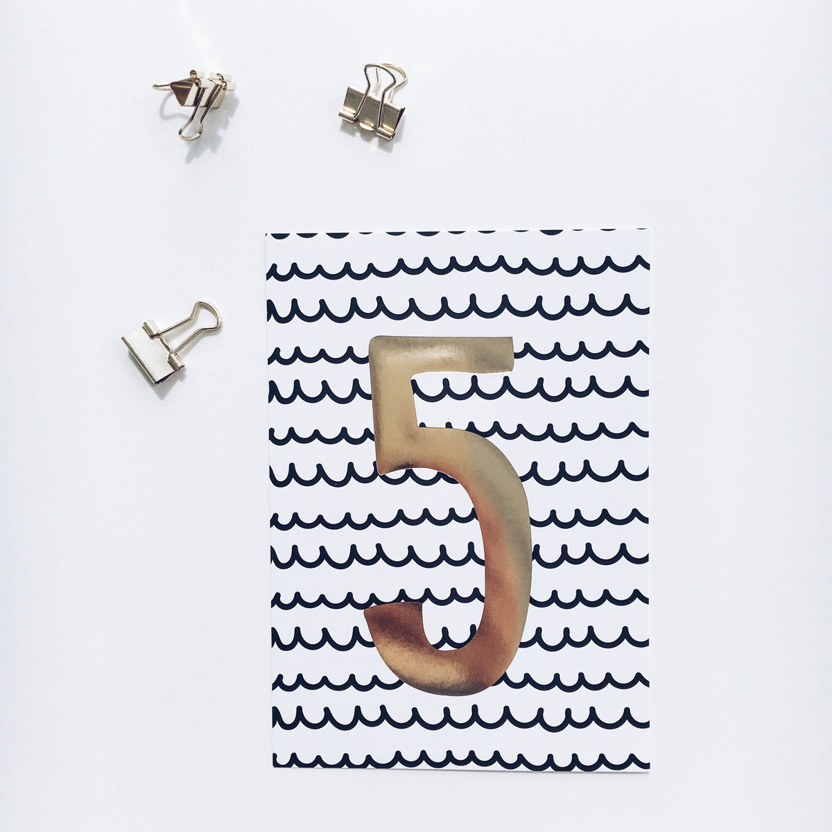 Postkarte „5