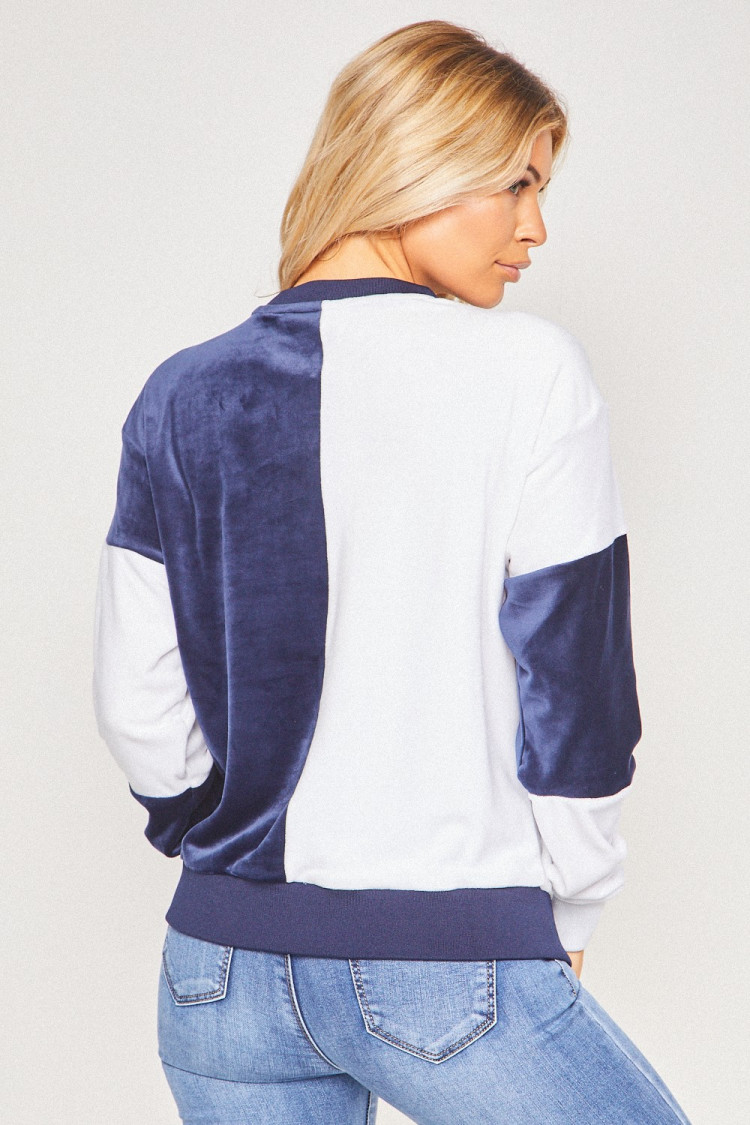Sweat bleu/blanc Alejandra Fila / 684440