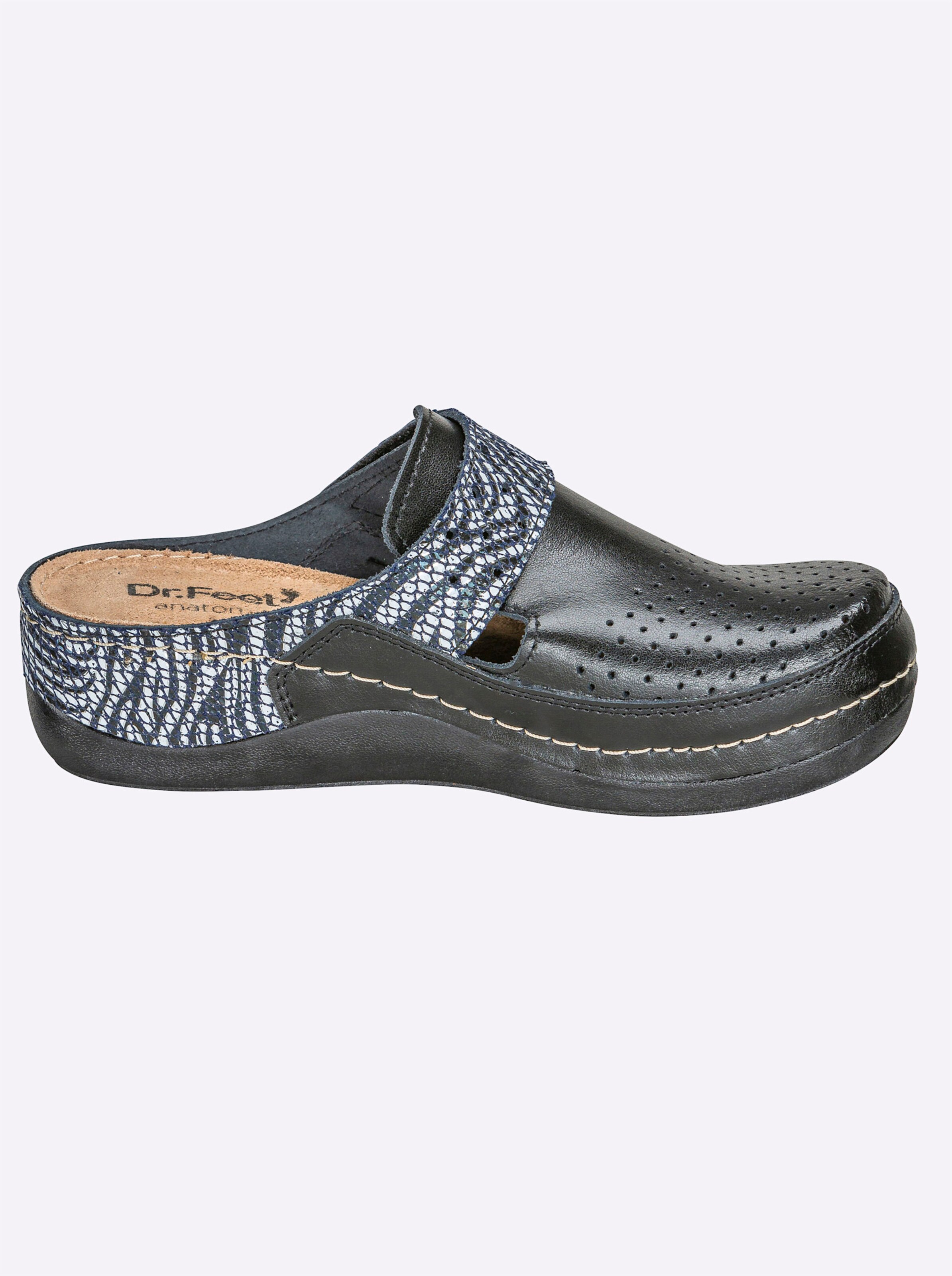 Dr. Feet Clog in schwarz
