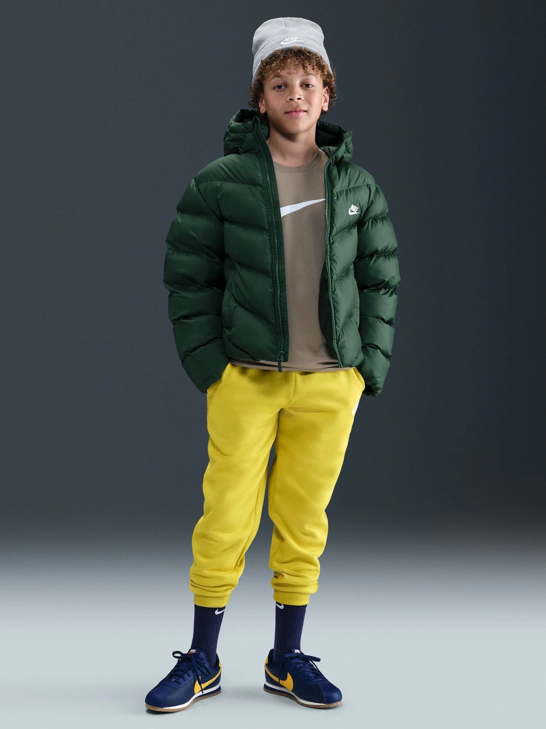 Zilverspar Groen - Nike gewatteerd jack