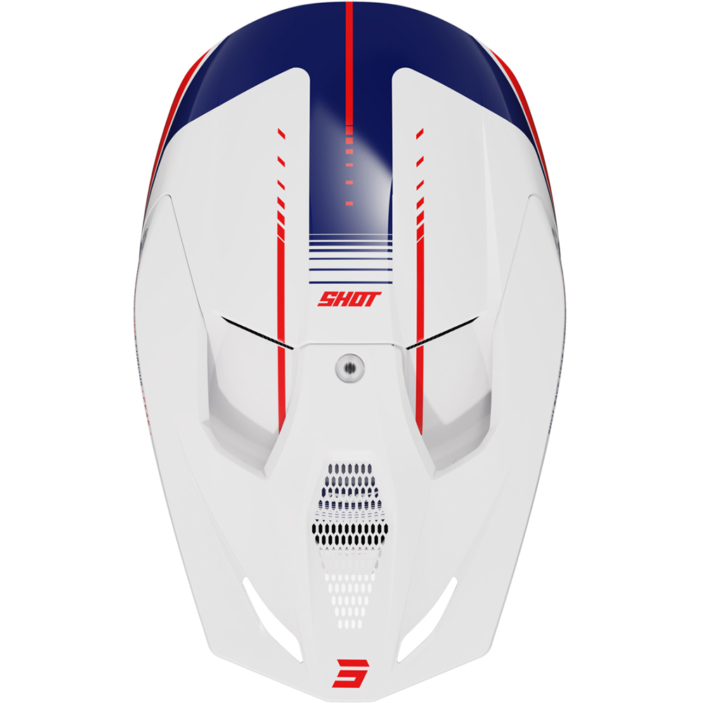 Shot - Casque enfant Furious Kid Peak Blanc / Bleu / Rouge / Brillant