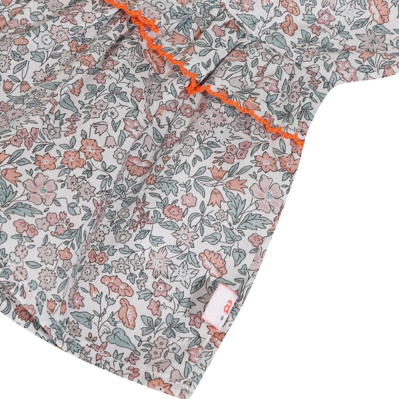 Ensemble bleu et imprimé Liberty naissance Absorba Aucune nuance